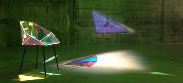 Prismania, la sedia cangiante