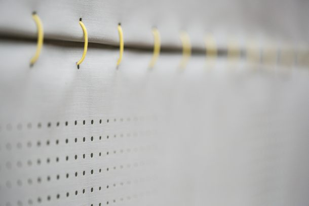 Crocetta, la tenda tridimensionale tagliata a laser