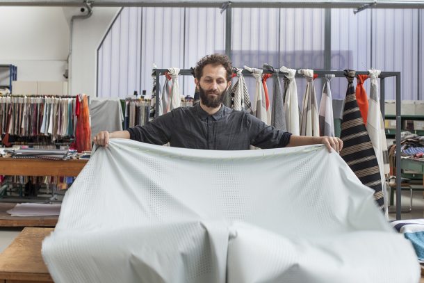 Crocetta, la tenda tridimensionale tagliata a laser