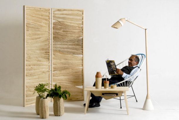 Lufa series, gli arredi in spugna di Luffa