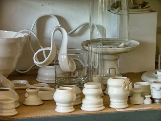 gioielli in ceramica e argento