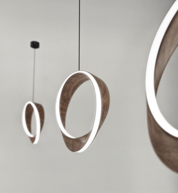 M-Lamp, lampada in legno