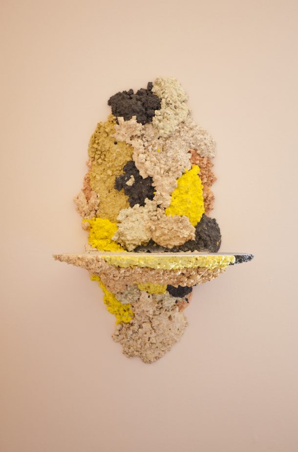 mensole gesso e sughero