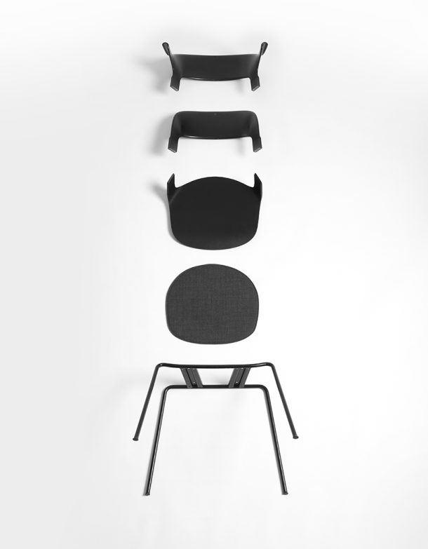 Pair Chair: una sedia impilabile dalle mille combinazioni