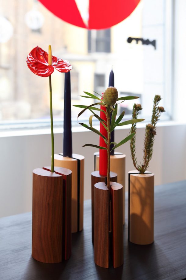 vaso portacandele piero lissoni