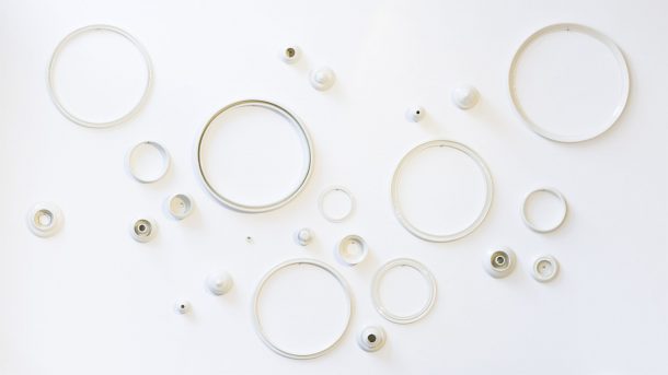 gioielli in ceramica e argento