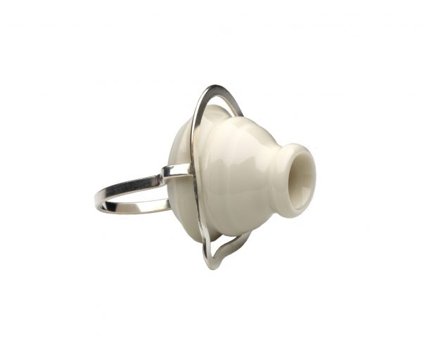 gioielli in ceramica e argento