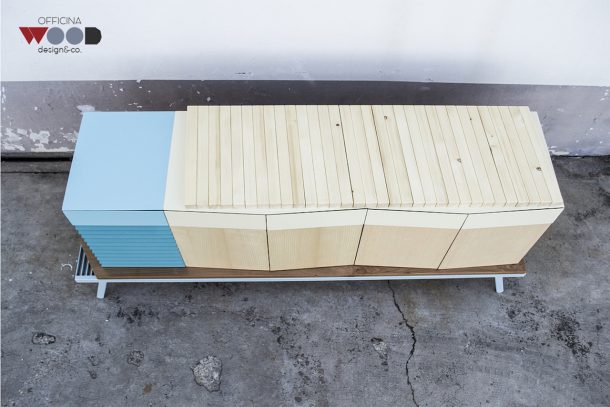 mobili che raccontano la Romagna by Officinawood