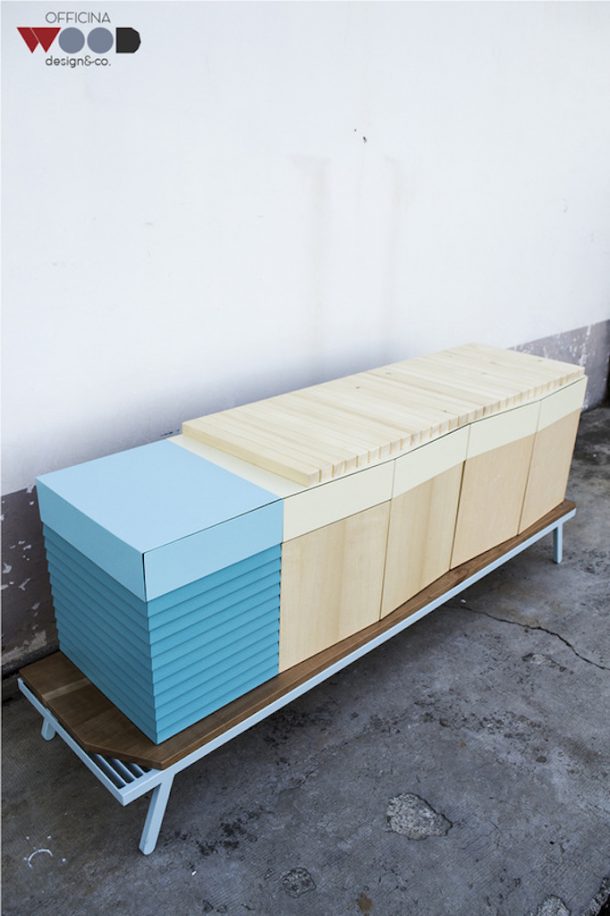 mobili che raccontano la Romagna by Officinawood