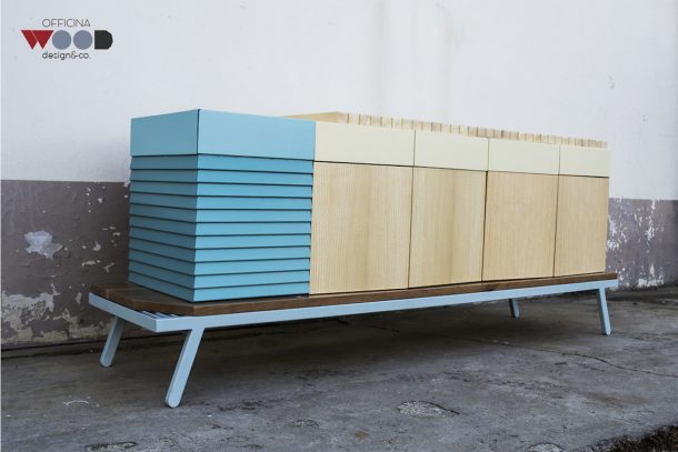 mobili che raccontano la Romagna by Officinawood