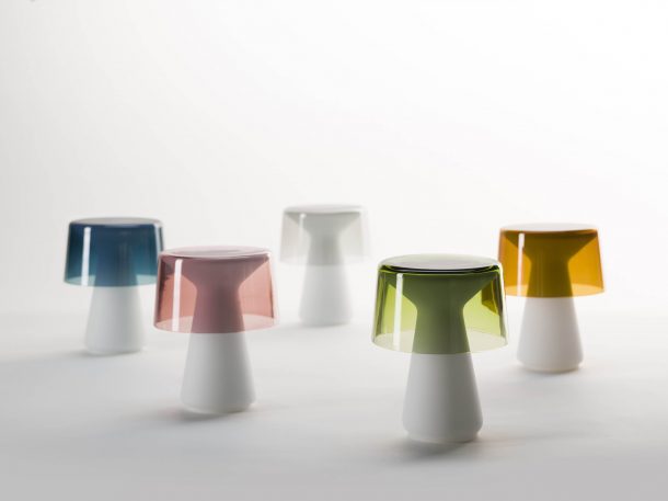 Nelly, la lampada in vetro di murano