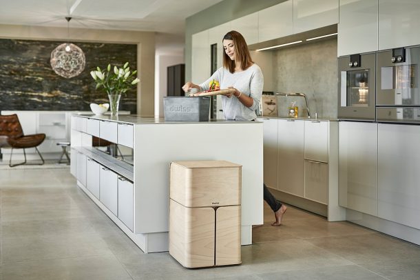 Dwiss, il comodo ed elegante cestino sostenibile