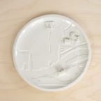 Rotterdam city plate, la città dentro un piatto in ceramica