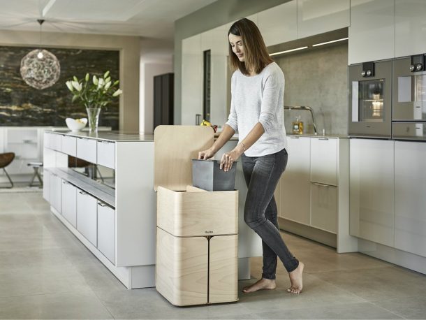 Dwiss, il comodo ed elegante cestino sostenibile