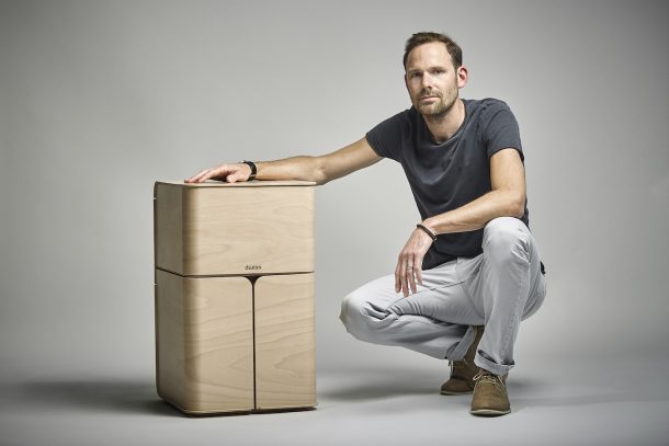 Dwiss, il comodo ed elegante cestino sostenibile