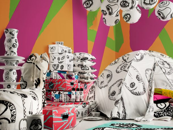 Jassa e Spridd, i colori e le fantasie delle esclusive limited edition di Ikea