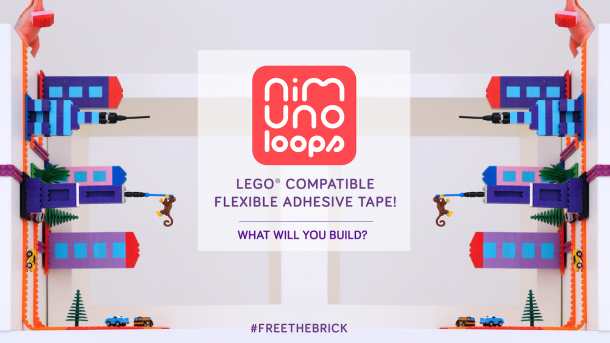 Nimuno Loops, nastro adesivo Lego
