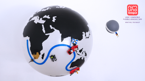 Nimuno Loops, nastro adesivo Lego