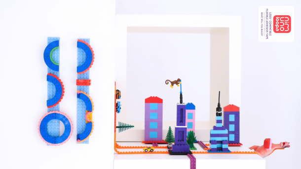 Nimuno Loops, nastro adesivo Lego