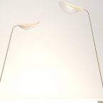 Plume, la lampada che reinterpreta lo stile Liberty