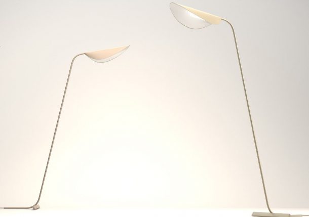 Plume, la lampada che reinterpreta lo stile Liberty