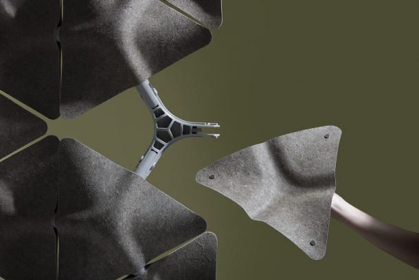 Scale, la parete divisoria modulare che da vita al tessuto