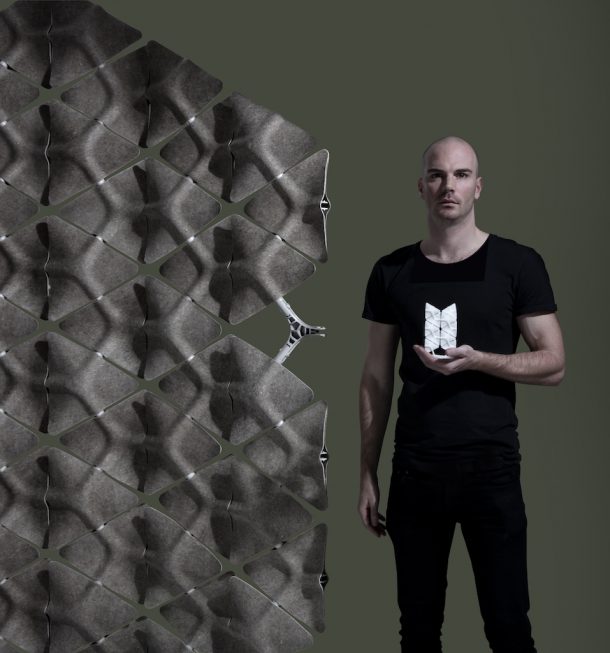 Scale, la parete divisoria modulare che da vita al tessuto