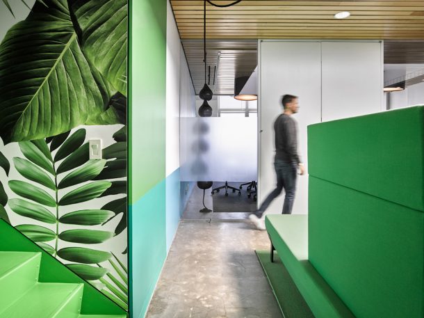 L’ allestimento d’ufficio d’ispirazione atlantica