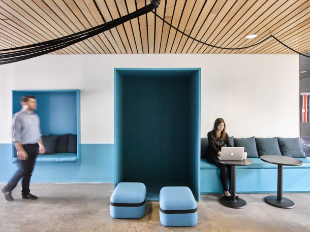 L’ allestimento d’ufficio d’ispirazione atlantica