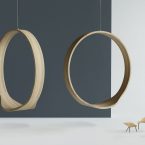 Swing, la sedia a dondolo completamente in legno