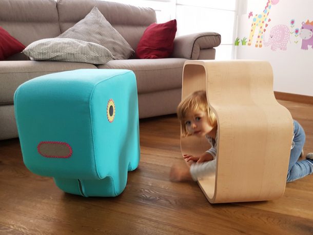 animaze animali pouf