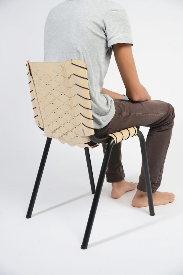 Tatous legno curvato