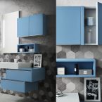 Movida e Velvet sono due linee di arredo bagno entry level