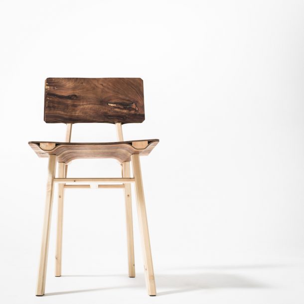 Impiallacciatura creativa su tavoli e sedie