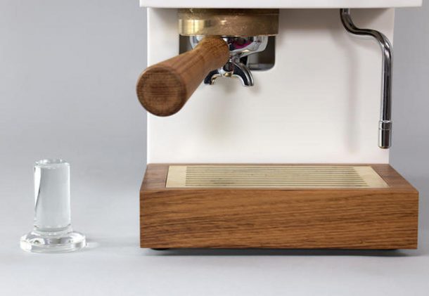 espresso machine in cemento