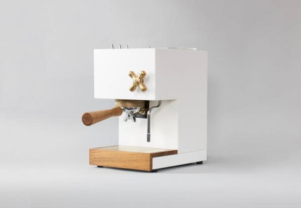 espresso machine in cemento