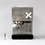 espresso machine in cemento