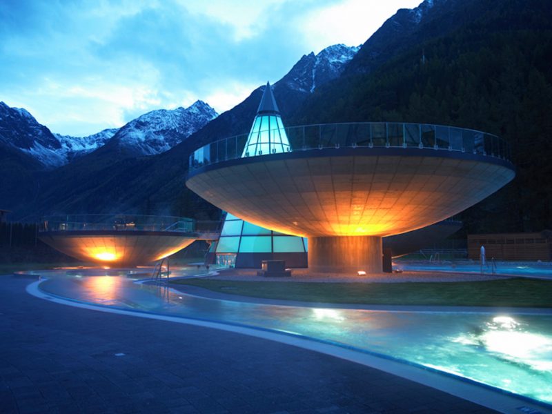Aqua Dome Tirol. Outdoor pool 2