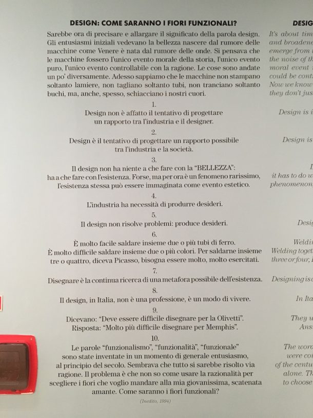 mostra ettore sottsass