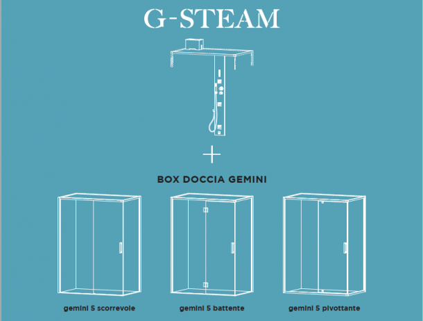 G-Steam, l'hammam di Hafro-Geromin grande come una doccia