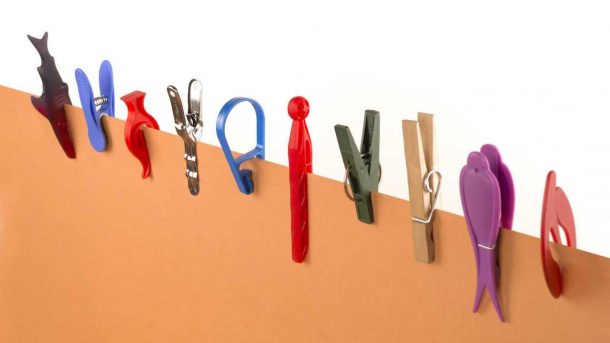 mostra mollette da bucato