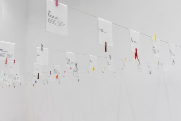 mostra mollette da bucato