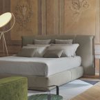Letto Amal di Carlo Colombo per Flou