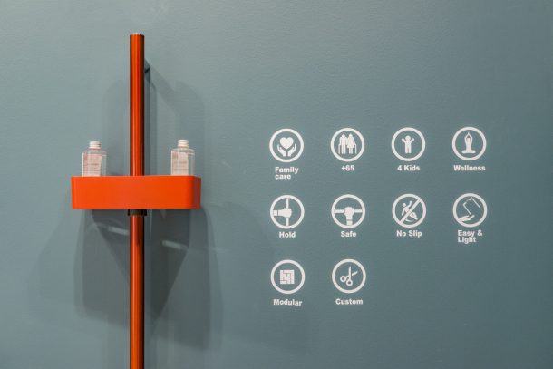 Sicurezza in bagno. Sistema Hug di Ponte Giulio