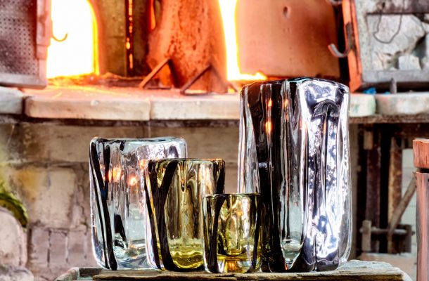 Vasi Black Belt di Peter Marino per Venini