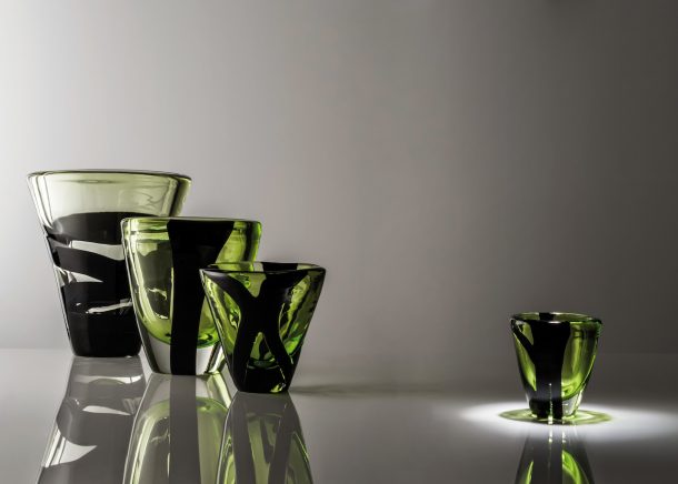 Vasi Black Belt di Peter Marino per Venini