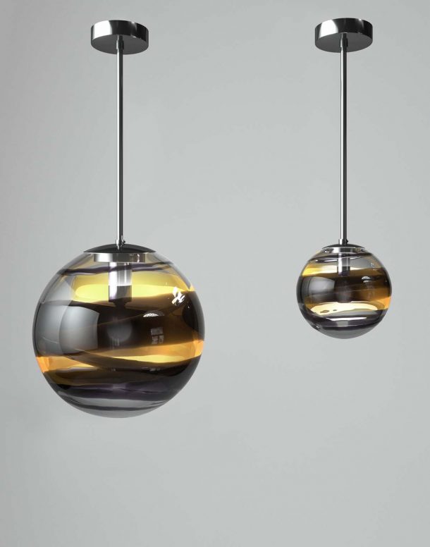 Lampade Black Belt di Peter Marino per Venini