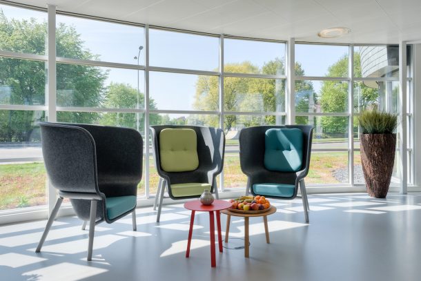 Pod chair. Benjamin Hubert per De Voprm