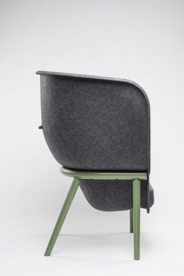 Pod chair. Benjamin Hubert per De Voprm