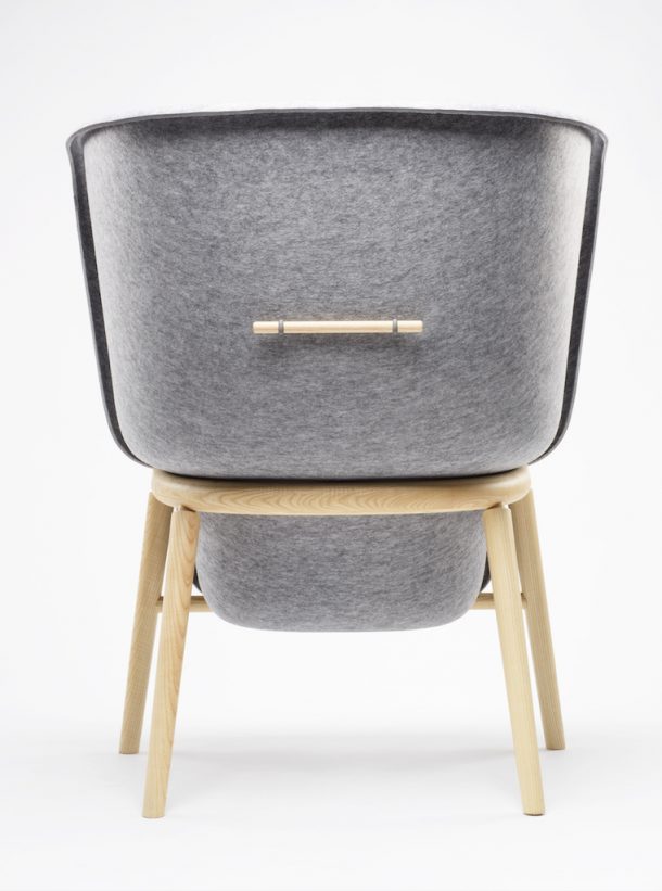 Pod chair. Benjamin Hubert per De Voprm
